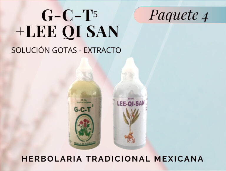 G-C-T 5 Gotas + LEE-QI-SAN Extracto. | Paquete 4. - Yo Soy Salud Coaching