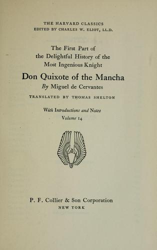 Miguel de Unamuno, Miguel de Cervantes: The first part of the delightful history of the most ingenious knight Don Quixote of the Mancha (1937, P.F. Collier & Son)