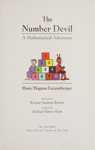 Hans Magnus Enzensberger: The Number Devil (1998, Metropolitan Books)