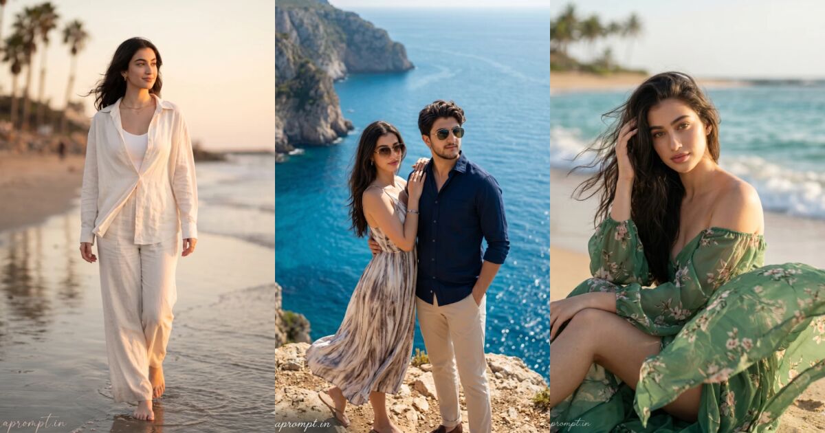 Top 5 Beach Editorial AI Prompts for Stunning Photos