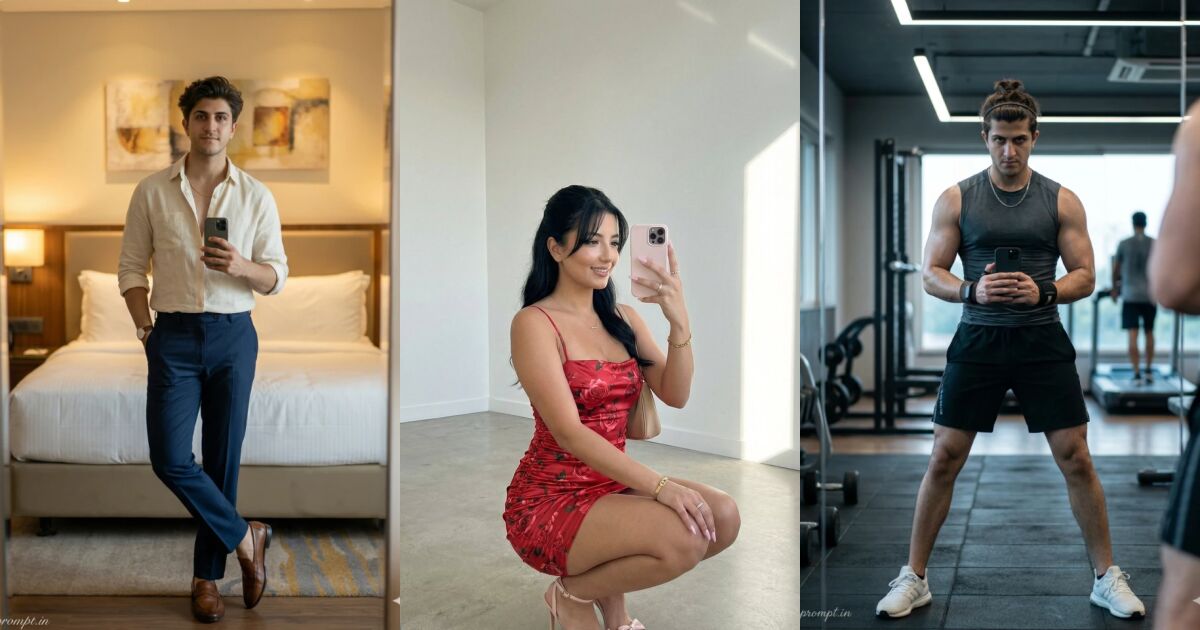 19 Mirror Selfie AI Prompts That Look Hyper-Real