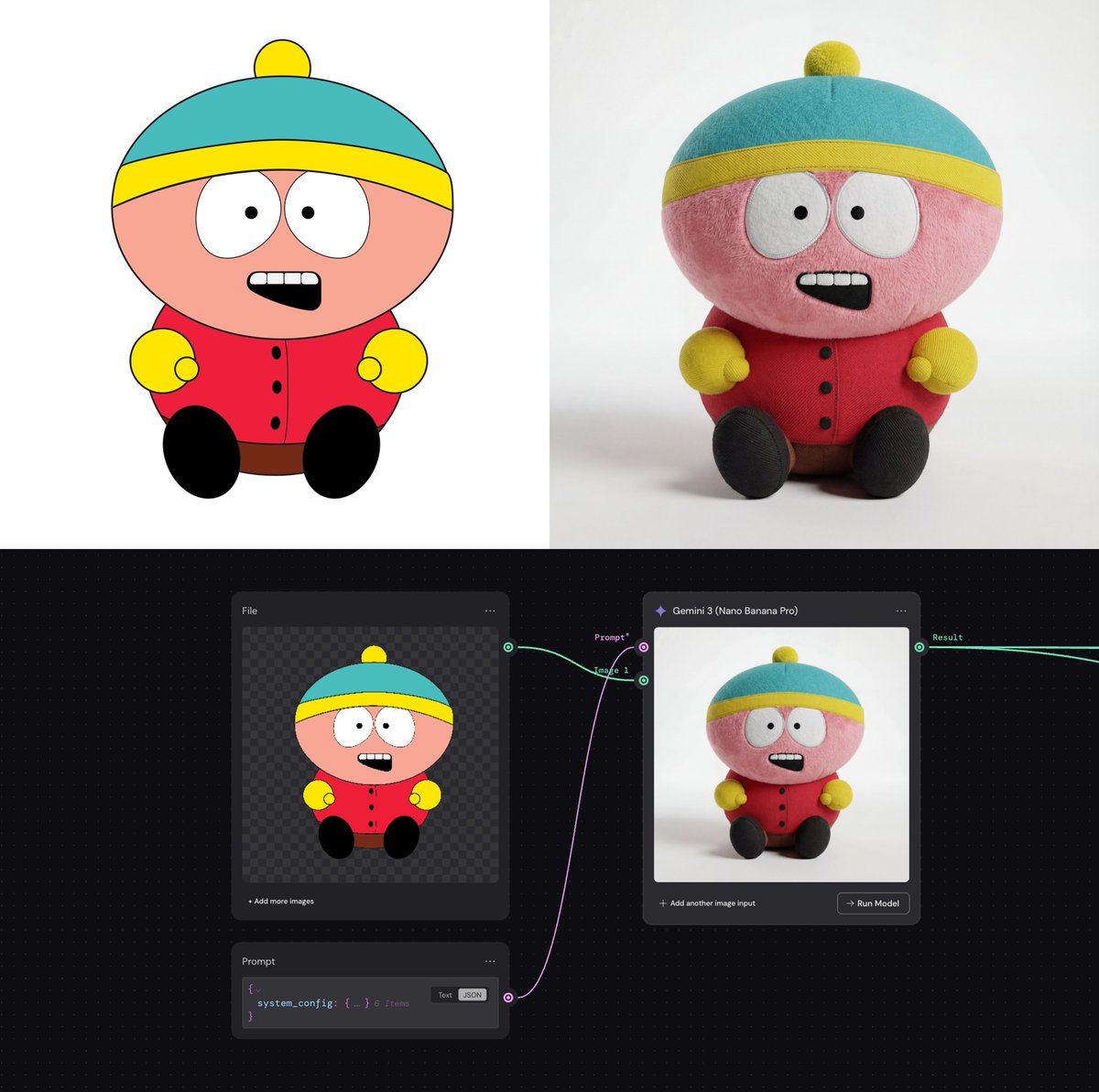 2D to 8K 3D Plush Converter with Fabric Physics