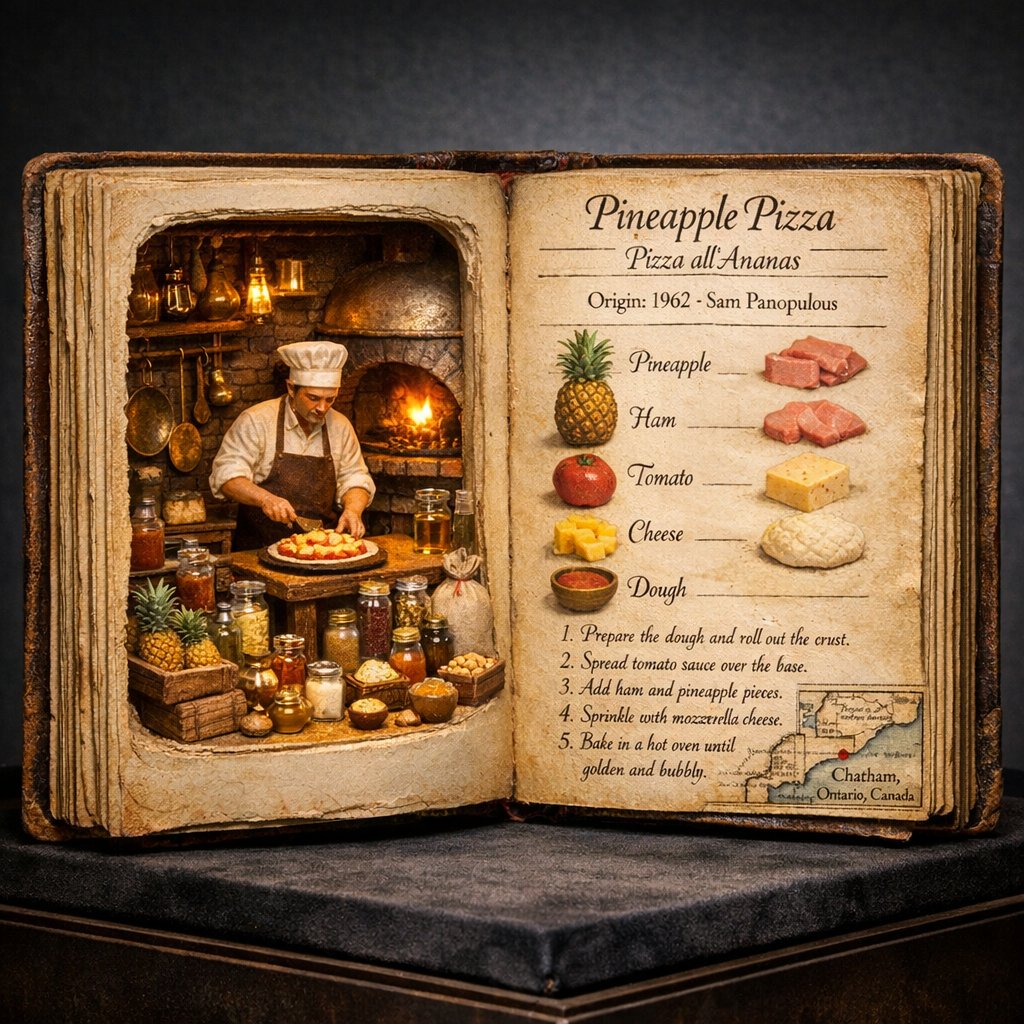 AI Antique Culinary Codex of Famous Dishes