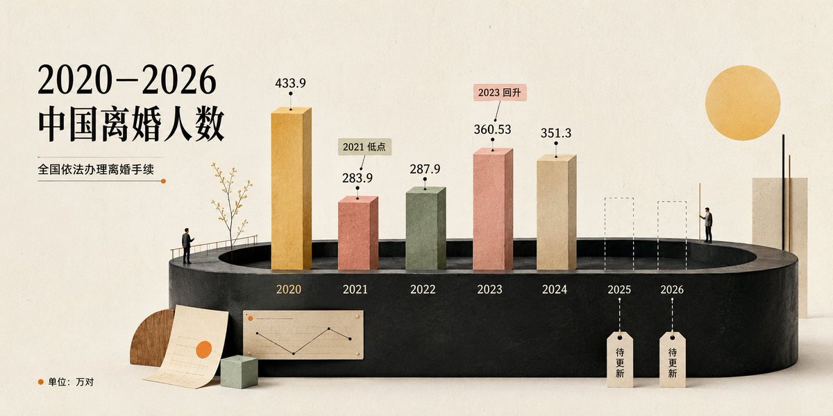 AI Prompt for 3D China Divorce Infographic Generation