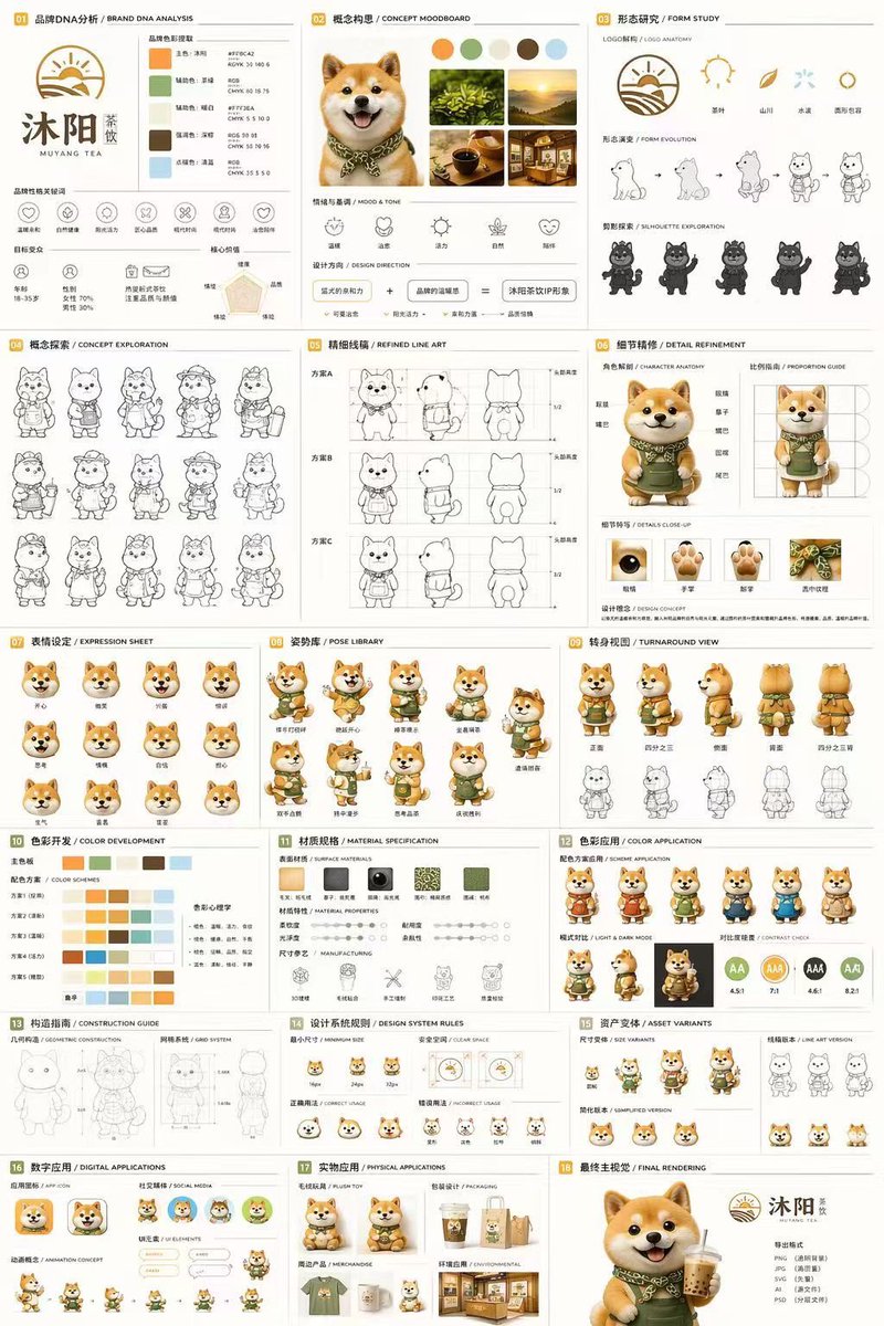AI Prompt for 3D Mascot Brand Identity Document