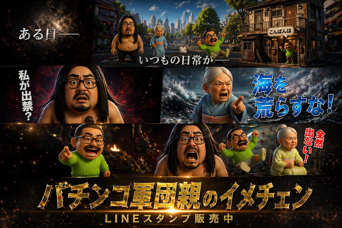 AI Prompt for 3D Multi-Panel Cinematic Poster with Customizable Typography