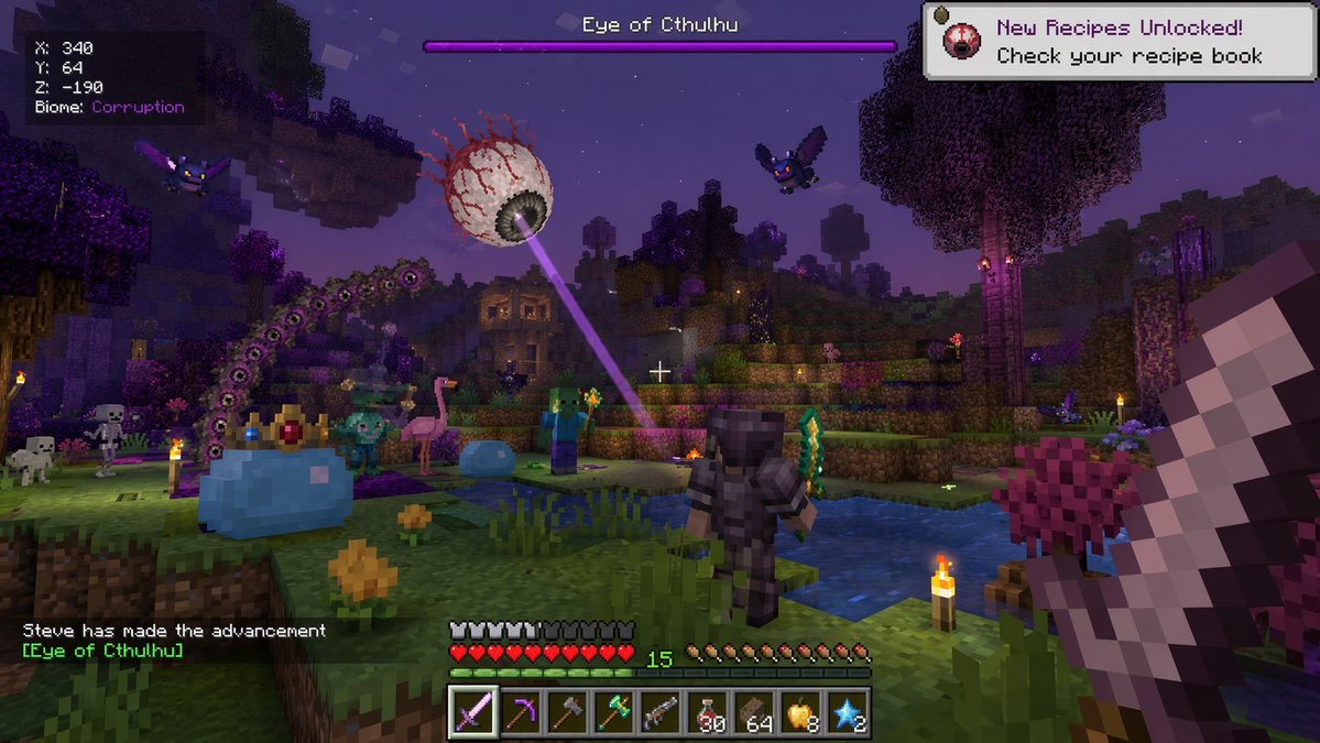 AI Prompt for Blocky Survival Game Art Featuring Boss Fights and Mobs