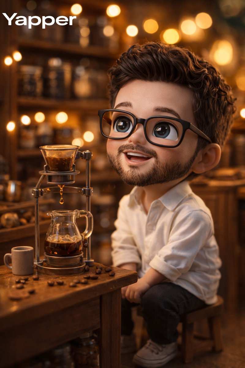 AI Prompt for Chibi-Style Vintage Café Miniature Scene with 3D Characters