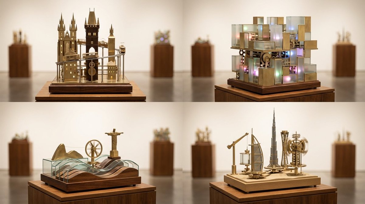 AI Prompt for City Kinetic Sculpture Grids