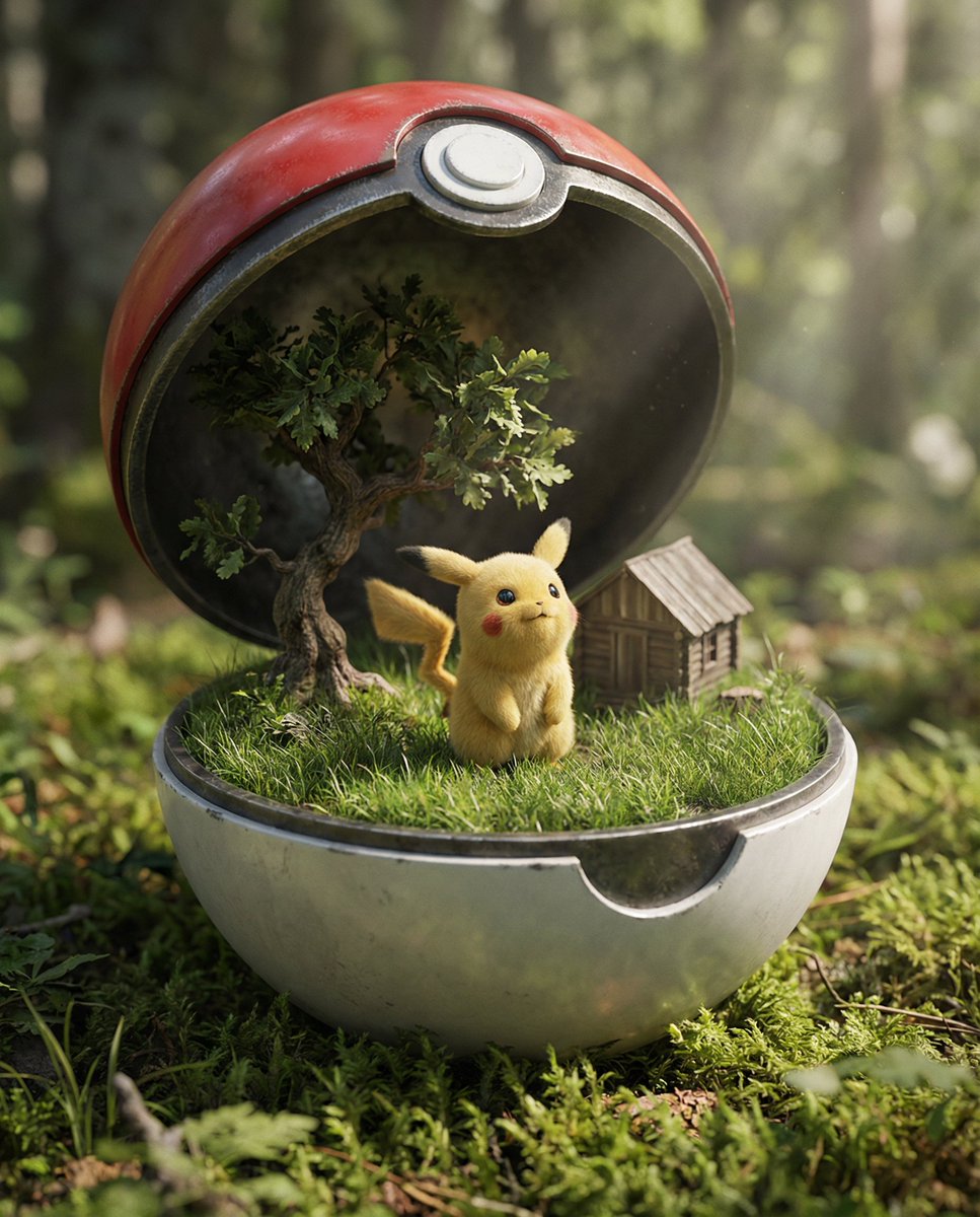 AI Prompt for Creating a Miniature World Diorama Inside a Sphere