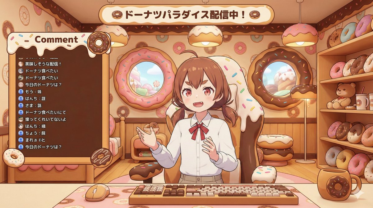 AI Prompt for Customizable 3D VTuber Streaming Screen