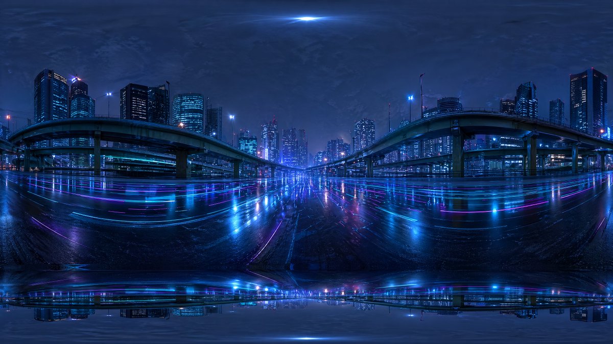 AI Prompt for Cyberpunk Night City HDRI Image Generation