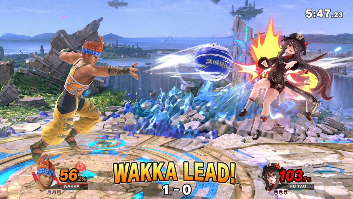 AI Prompt for Detailed 3D Fighting Game Screenshot with Custom Characters