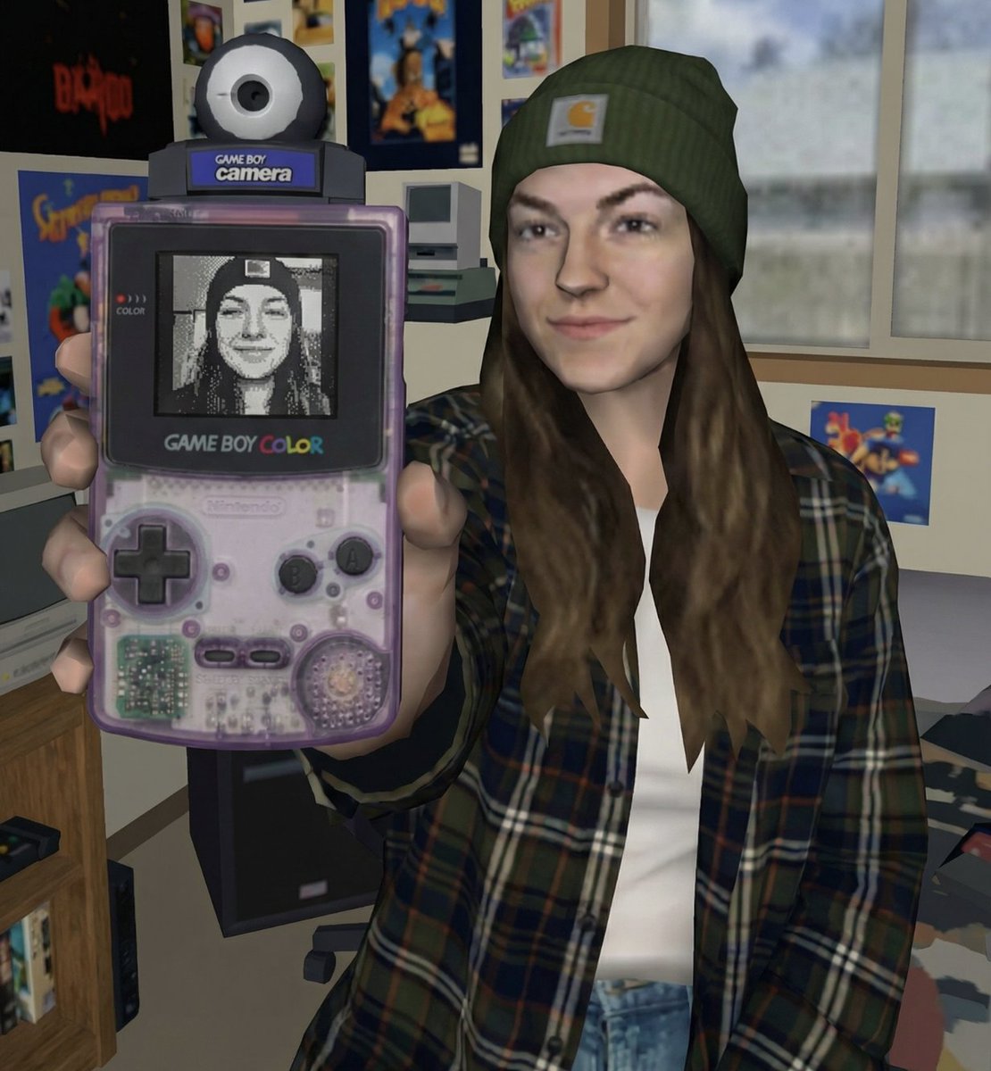AI Prompt for Early 2000s Video Game-Style 3D Render