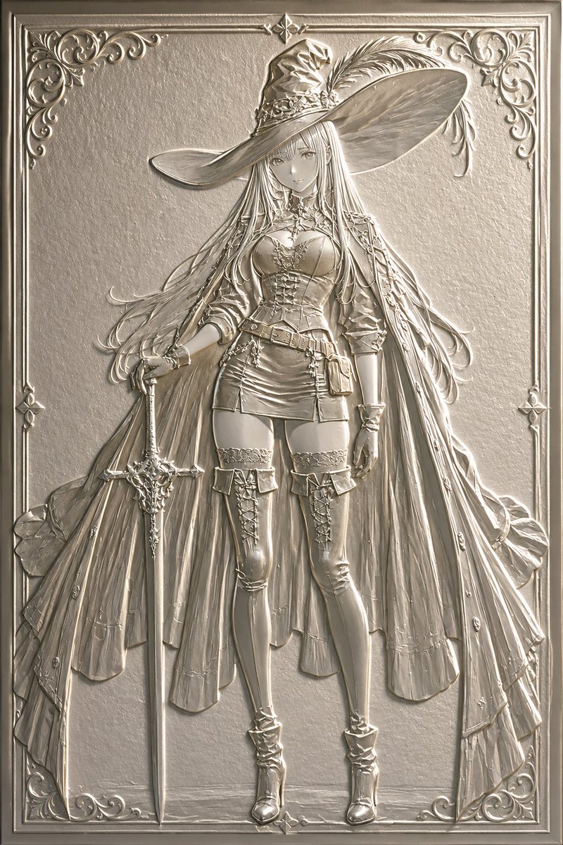 AI Prompt for Embossed Luxury Card Designs with Realistic Relief Textures