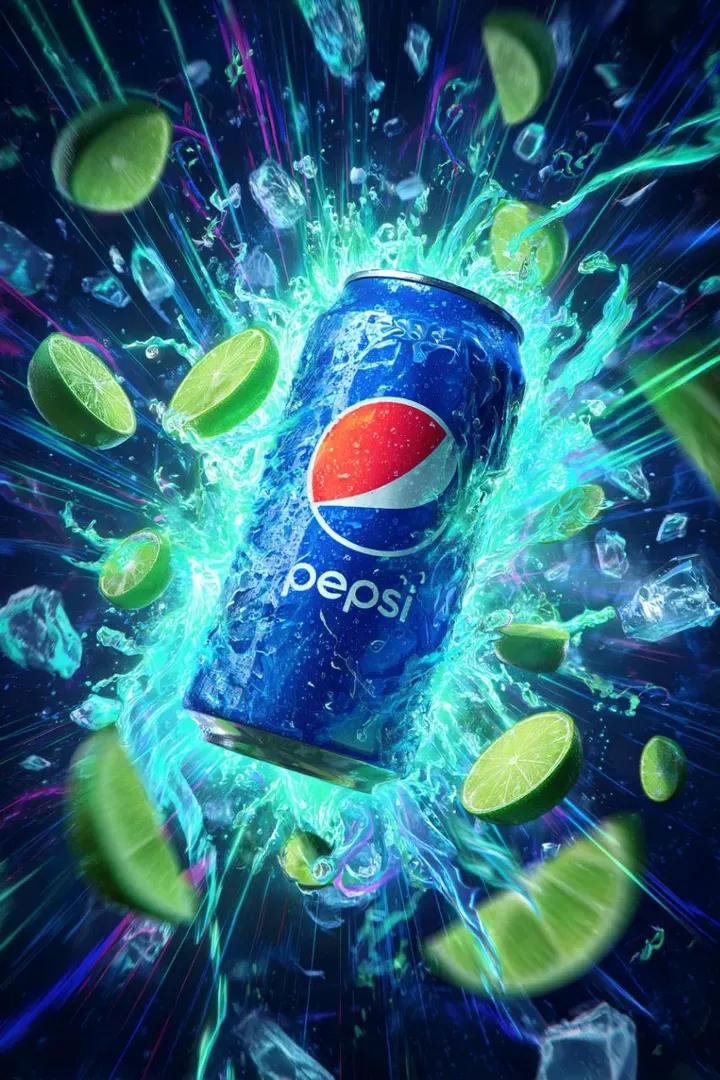 AI Prompt for Explosive 3D Cinematic Cola Can Scene