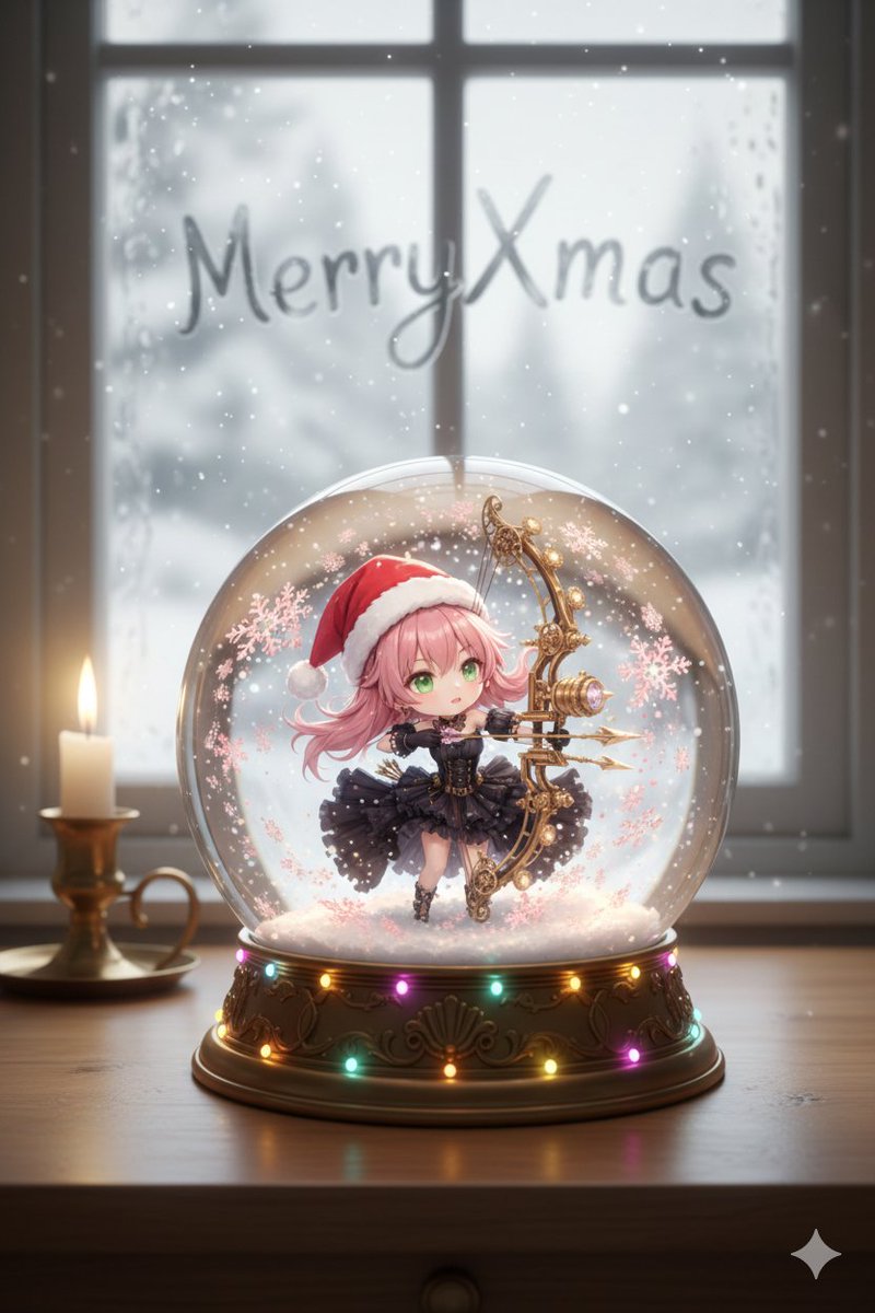 AI Prompt for Generating Anime Chibi Christmas Scene in 3D