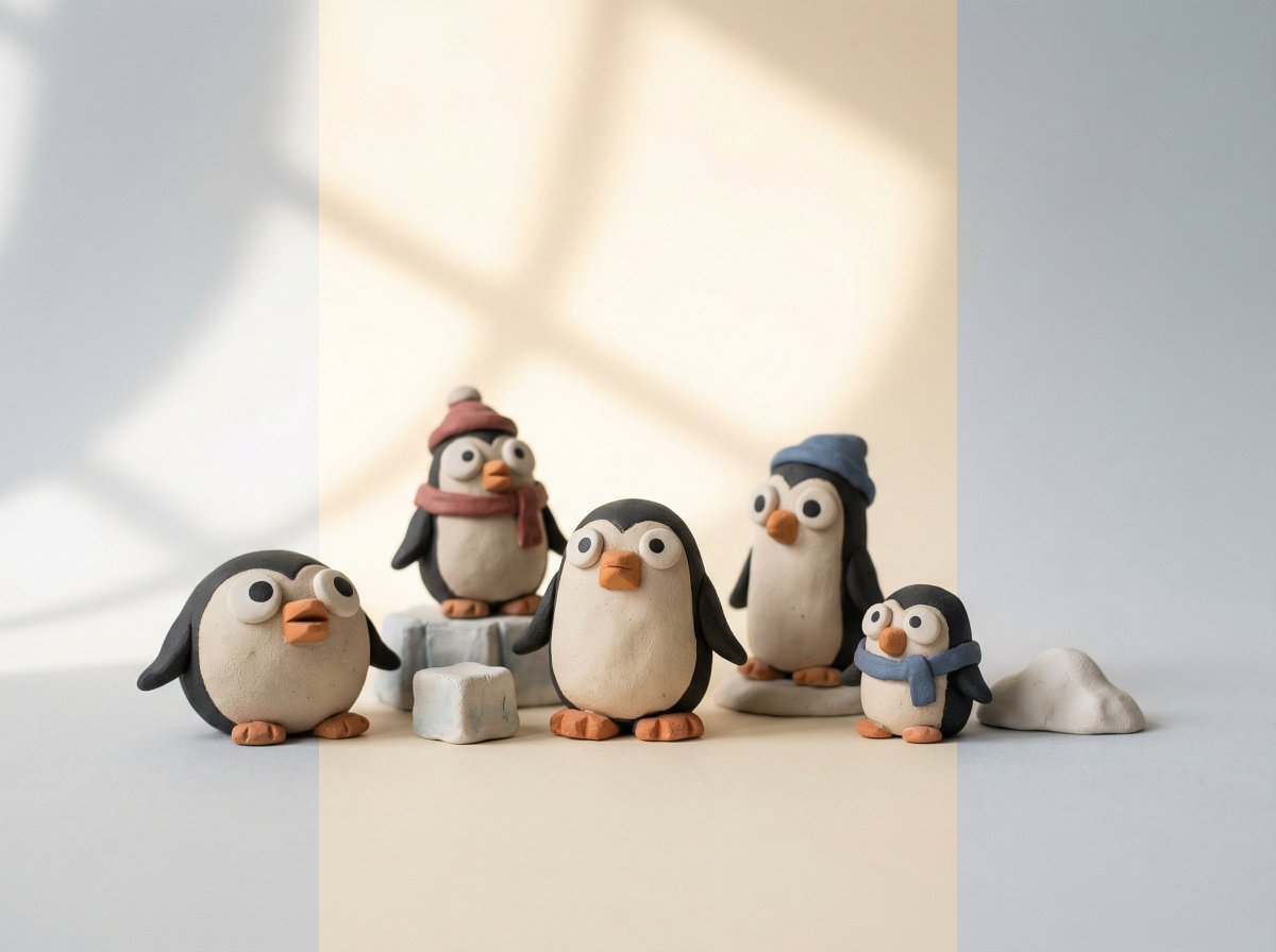 AI Prompt for Handmade Clay StyleFigurine Images with Wire Elements