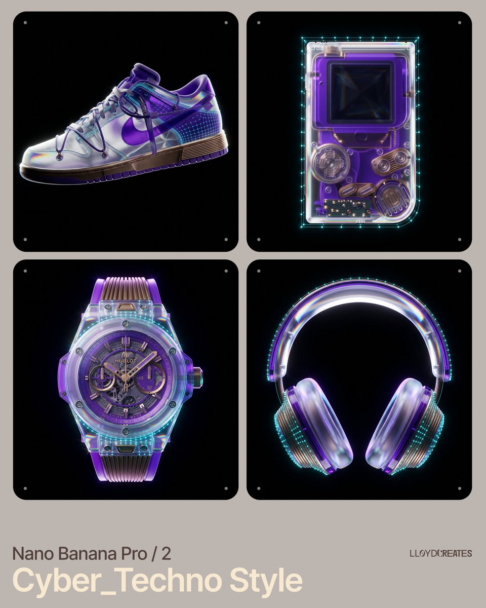AI Prompt for Hyper-Realistic Cyberpunk Product Images