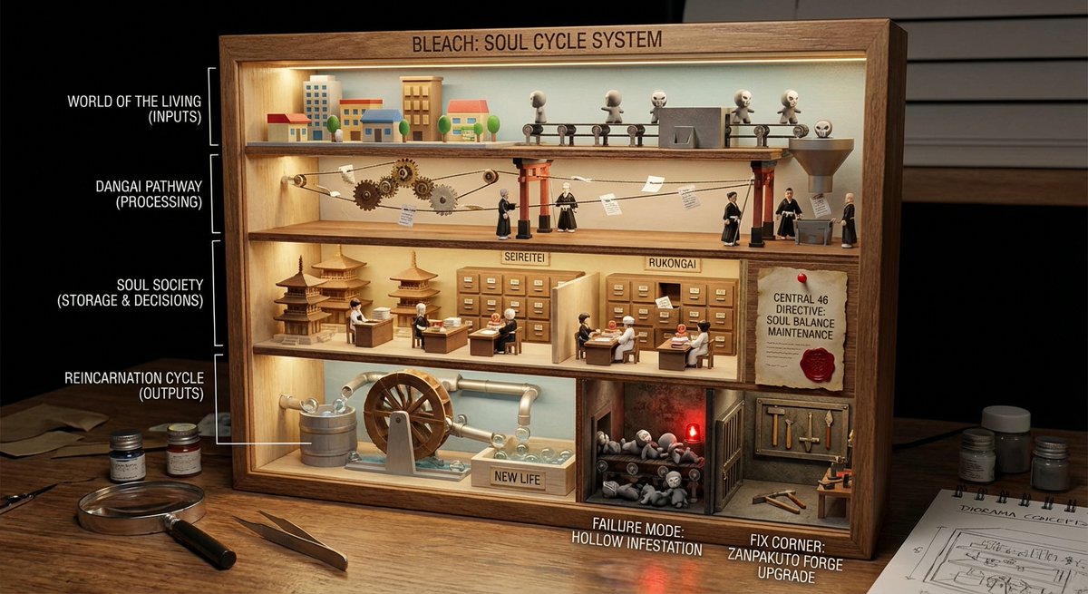 AI Prompt for Intricate 3D World Dioramas with Physical Machineries