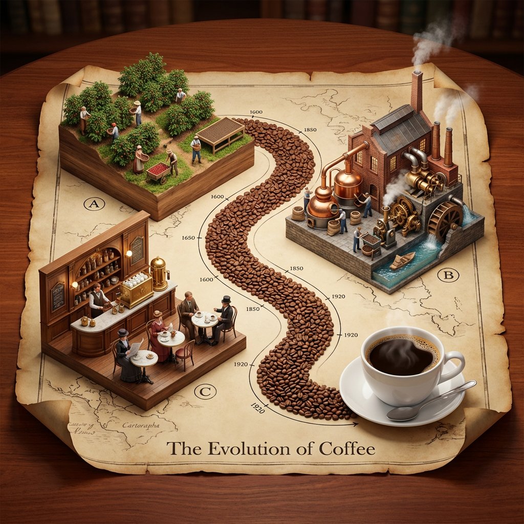AI Prompt for Isometric 3D Product Evolution Diorama