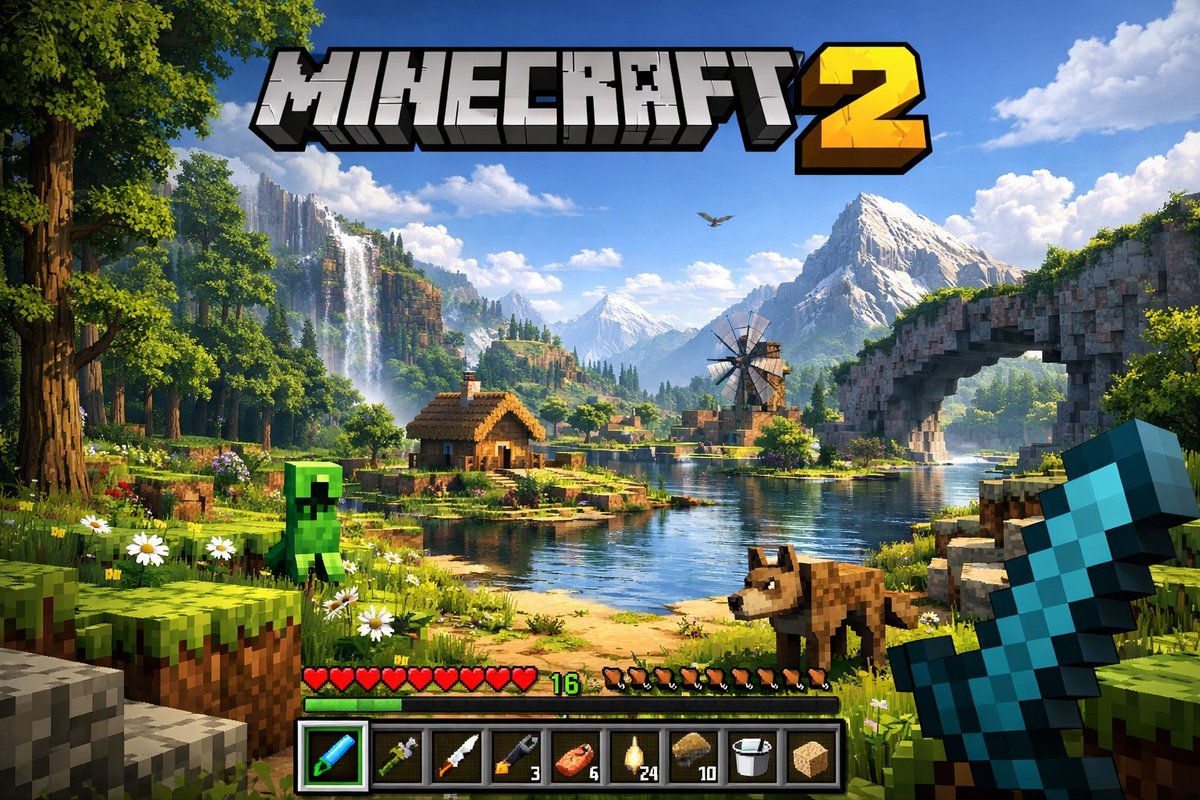 AI Prompt for Realistic 3D Game Screenshot with Custom Logo and UI