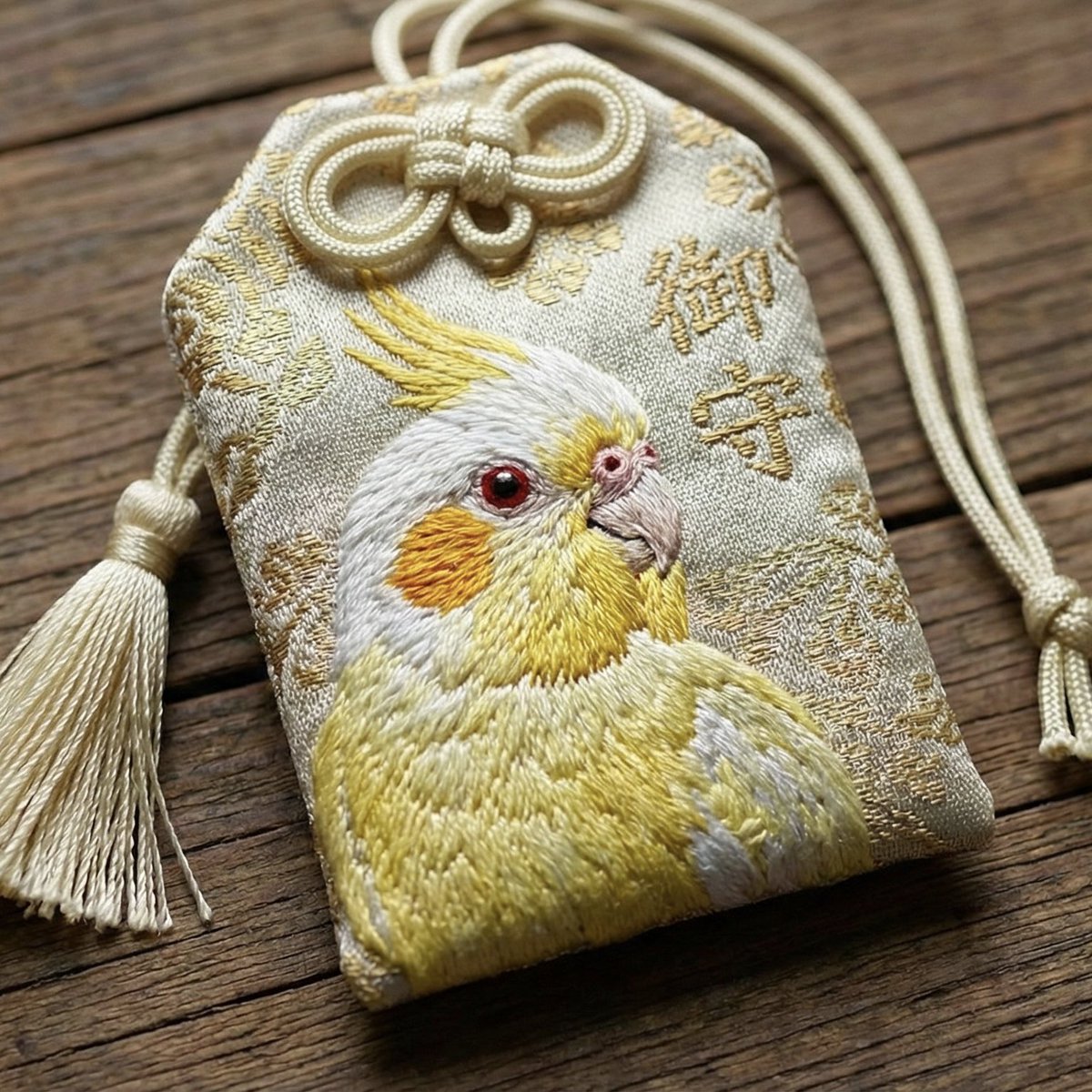 AI Prompt for Realistic 3D Rendered Cockatiel Amulet