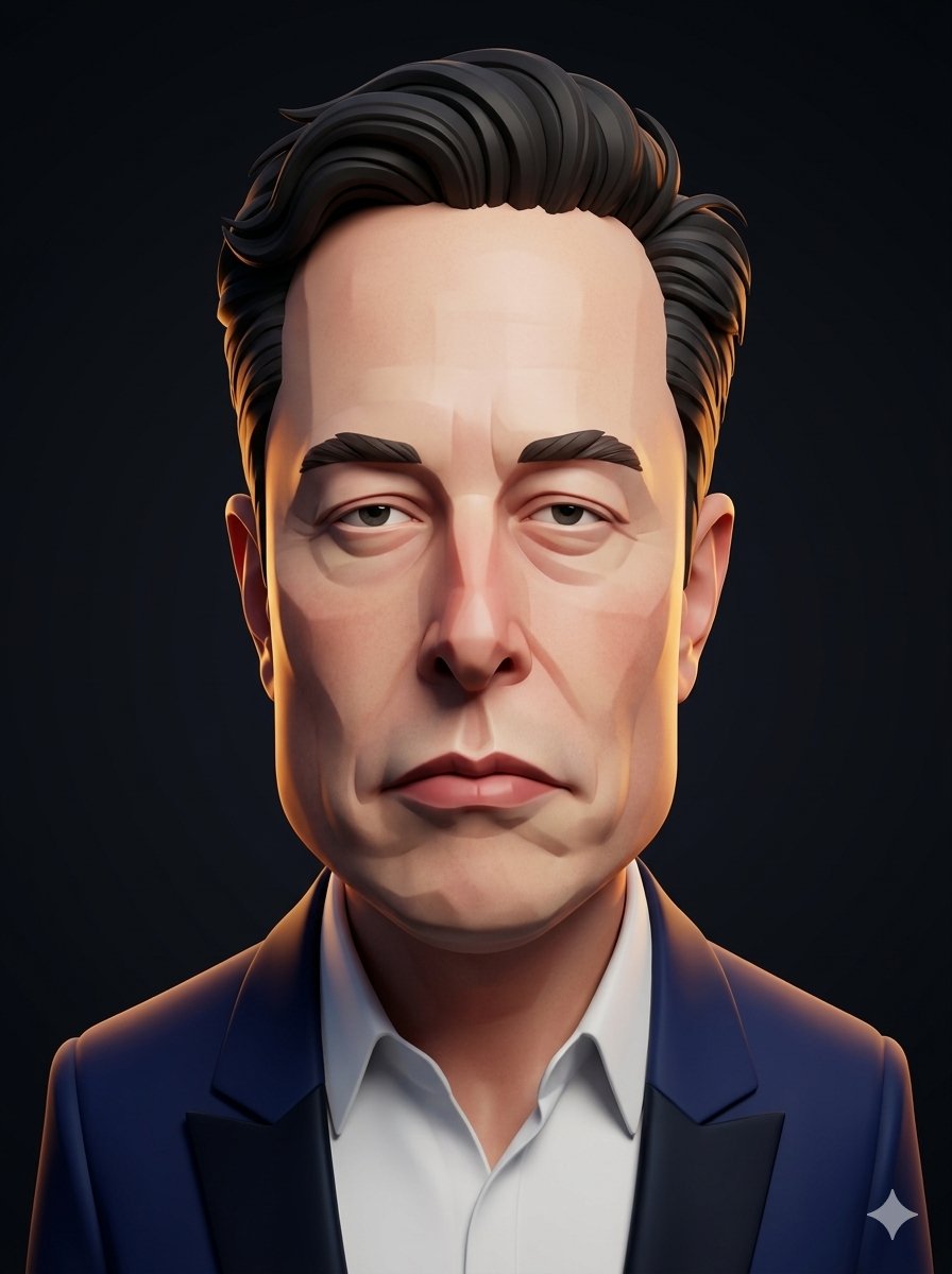 AI Prompt for Stylized 3D Caricature Portrait
