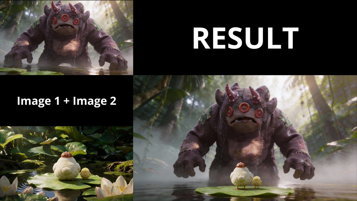 AI Prompt for Ultra-Realistic 3D Jungle Scene with Chicks and a Monster