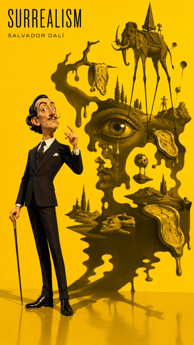 AI Prompt: Generate Spiritual Pixar-Style 3D Character Posters with Symbolic Shadows