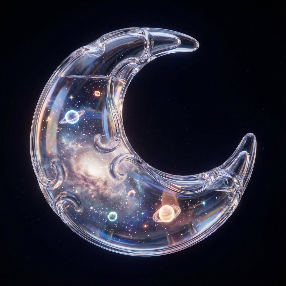 Discover Your Next AI Image Generative Masterpiece: Hyper-Realistic 3D Simulation Prompt for a Crepuscular Glass Vessel
