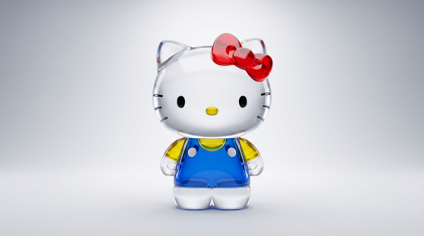 Modern Vinyl Toy Figure 3D Design