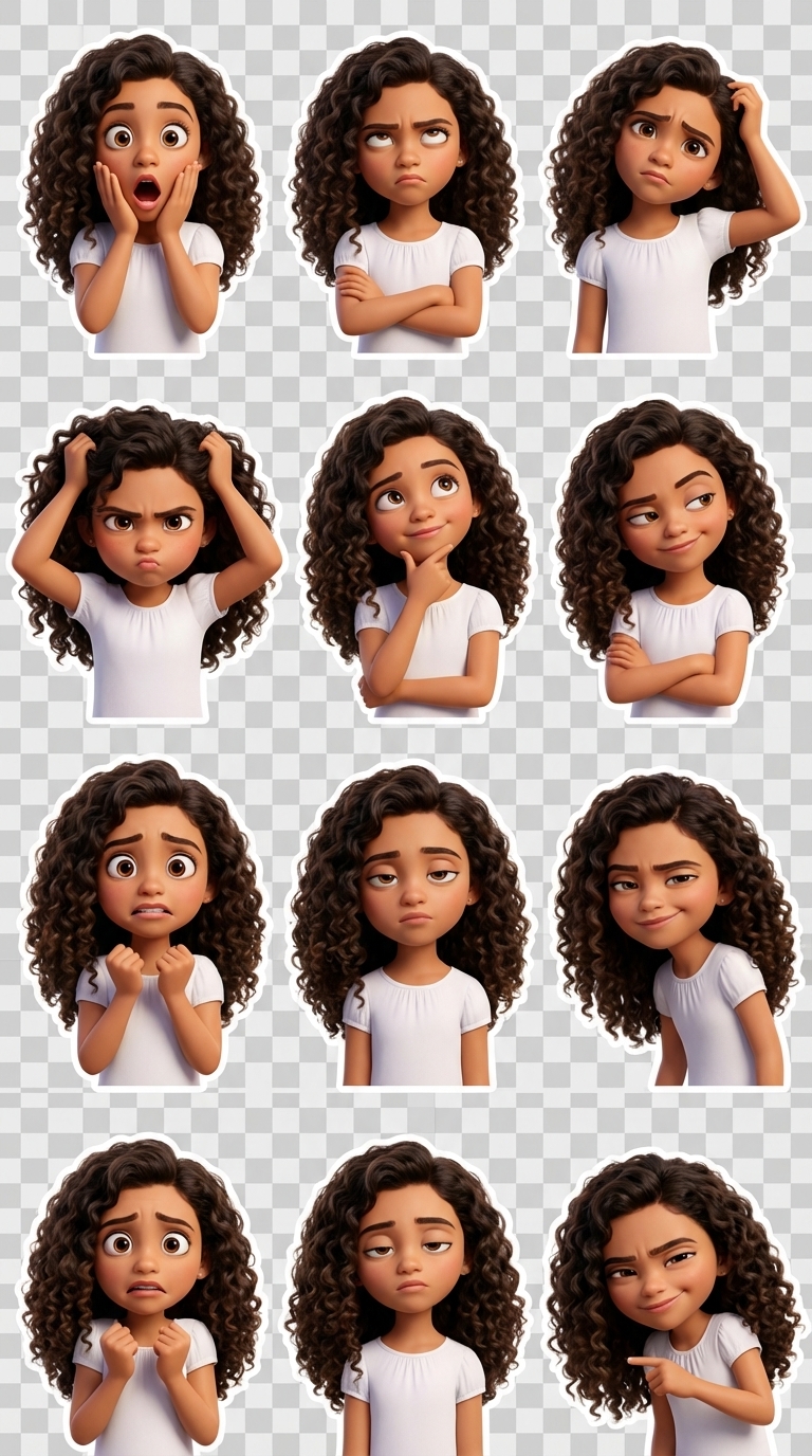 Pixar-Style 3D Sticker Maker from Selfie