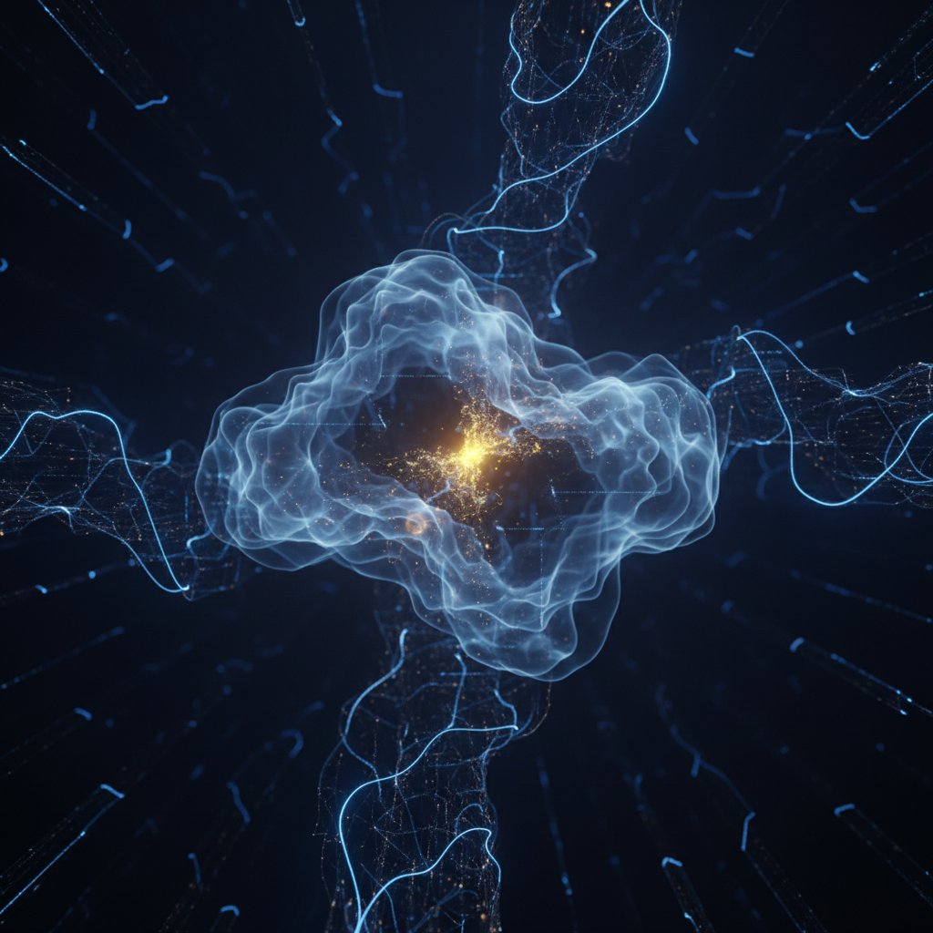 AI Prompt for Abstract Cyberpunk Neural Network Visualization