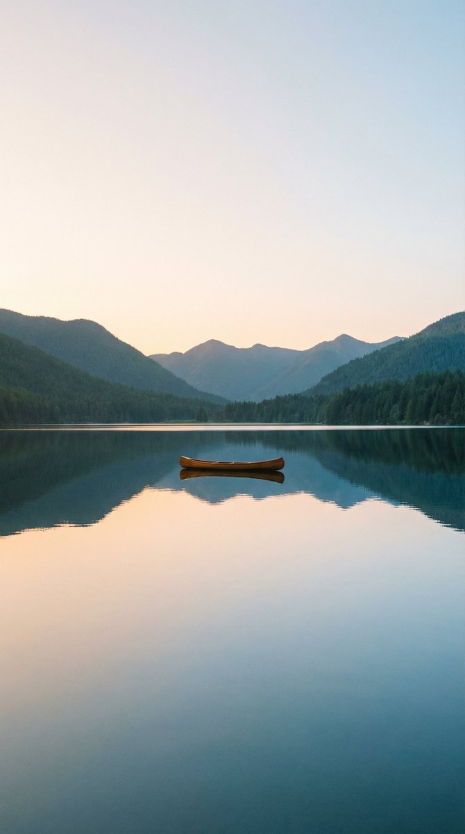 AI Prompt for Smartphone Wallpaper Generation with Gradient and Negative Space