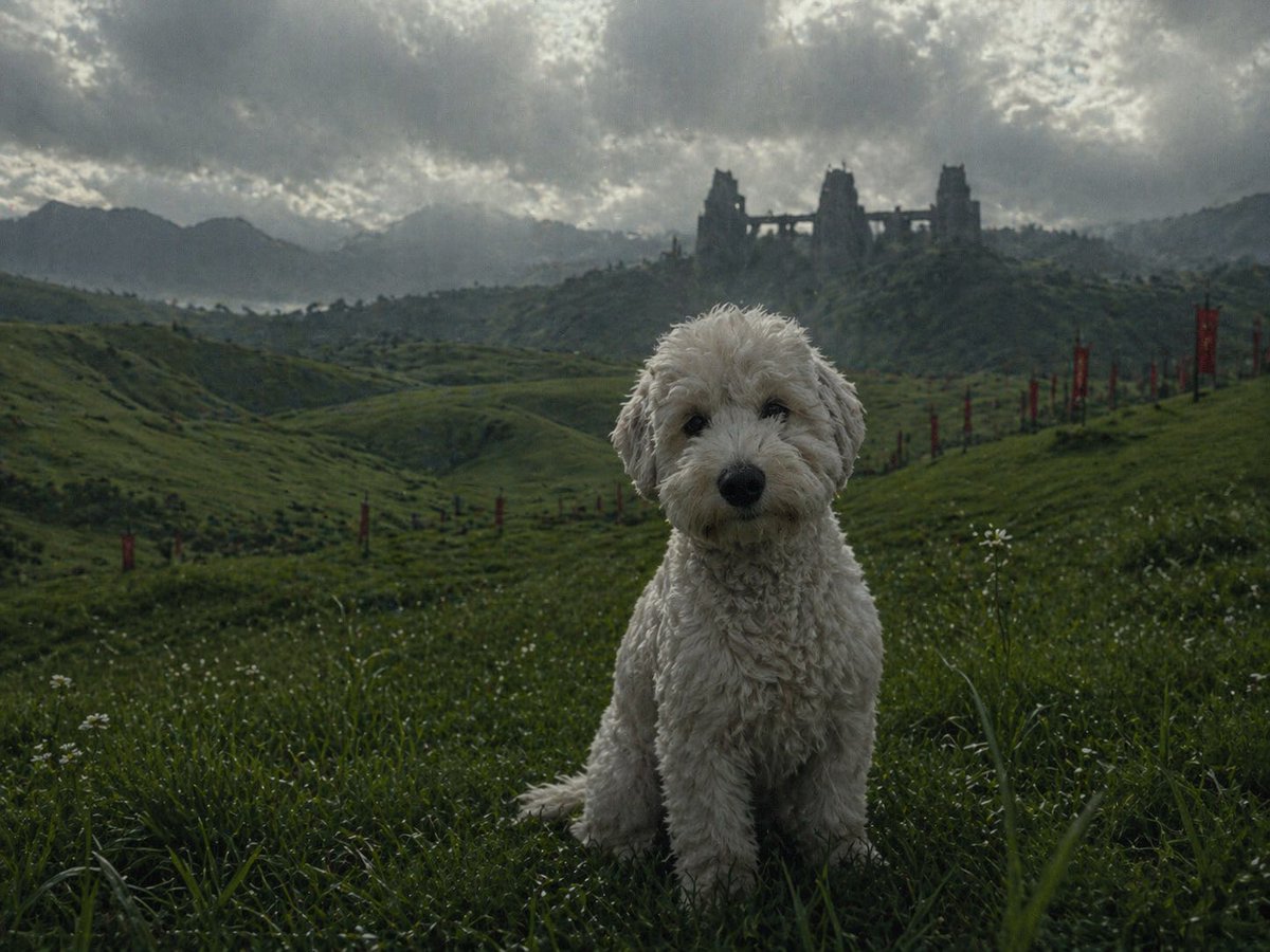 AI Prompt for Hybrid Cinematic Pet Illustration