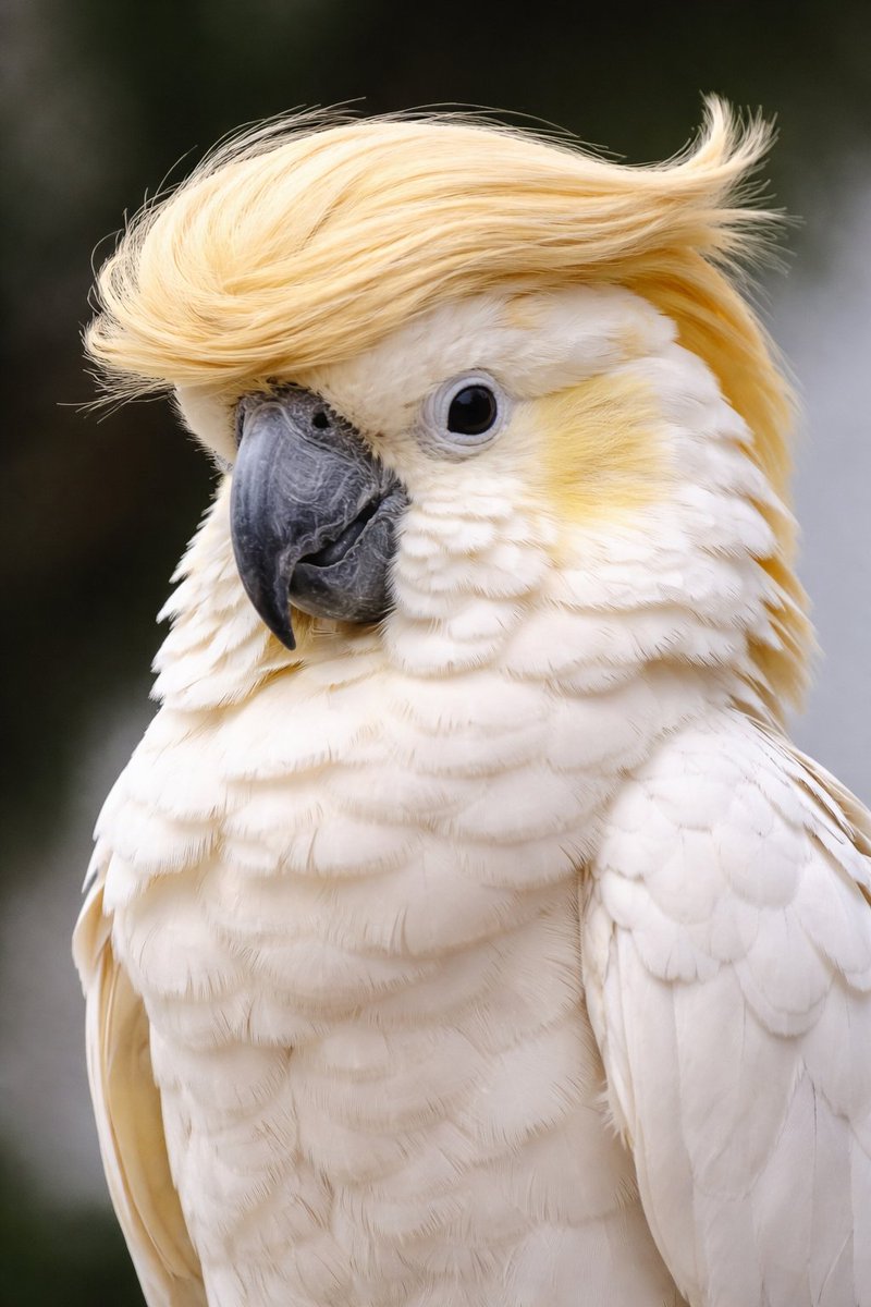 AI Prompt for Realistic Bird Portraits with Humorous Hairstyles