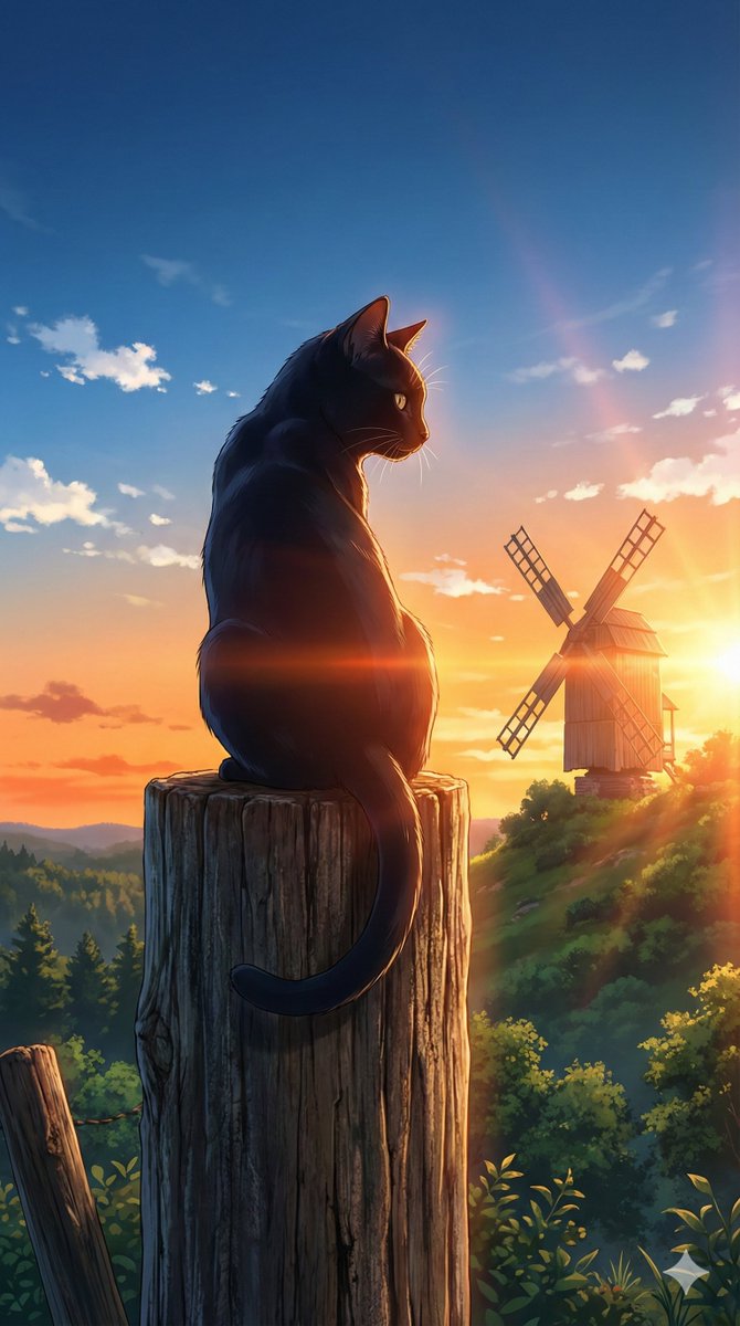 AI Prompt for Realistic Black Cat Scene Generation