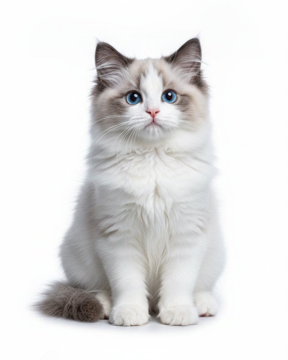 AI Prompt: Generate Realistic Studio Portrait of a Kitten