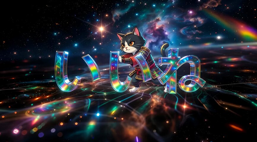 Cat Pushing Text Behind Like Button Image Edit