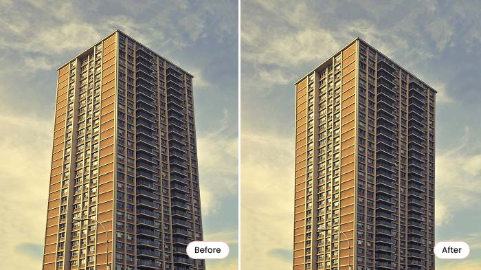 AI Auto‑Straighten Building Photos in Seconds