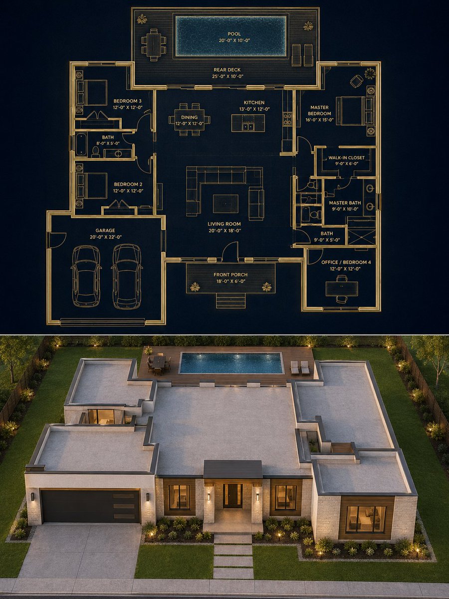 AI Prompt for Creating Comparative Architectural Visualizations
