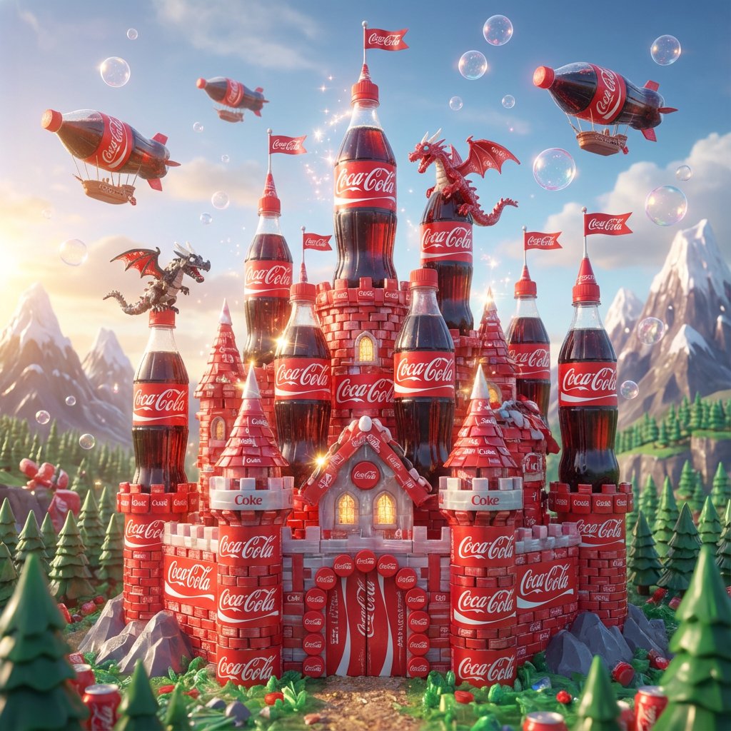AI Prompt for Imaginative Soft Drink Architecture