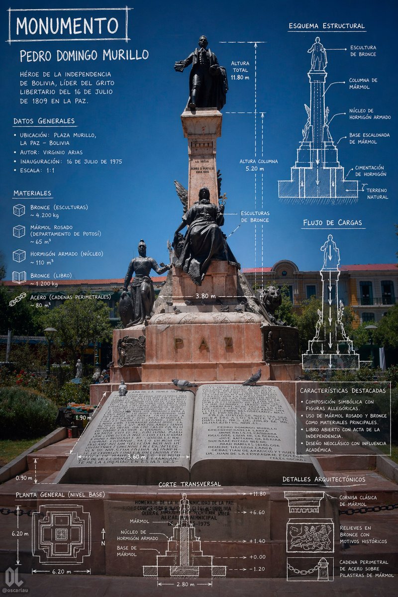 AI Prompt for Monument Architectural Infographic Poster - Generate Realistic Historic Sculpture Designs