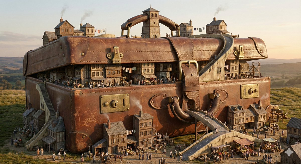 AI Prompt for Unreal Cityscapes: Everyday Objects Transformed