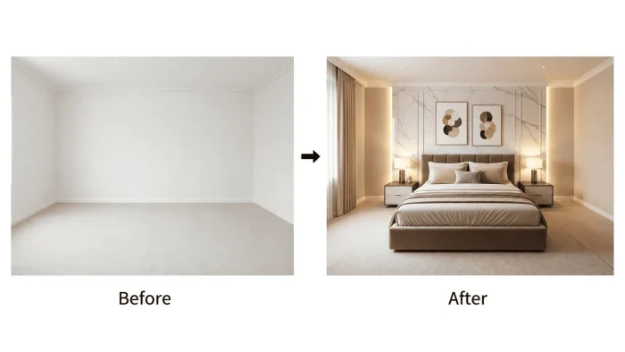 Modern Luxury Room Design with Neutral Palette