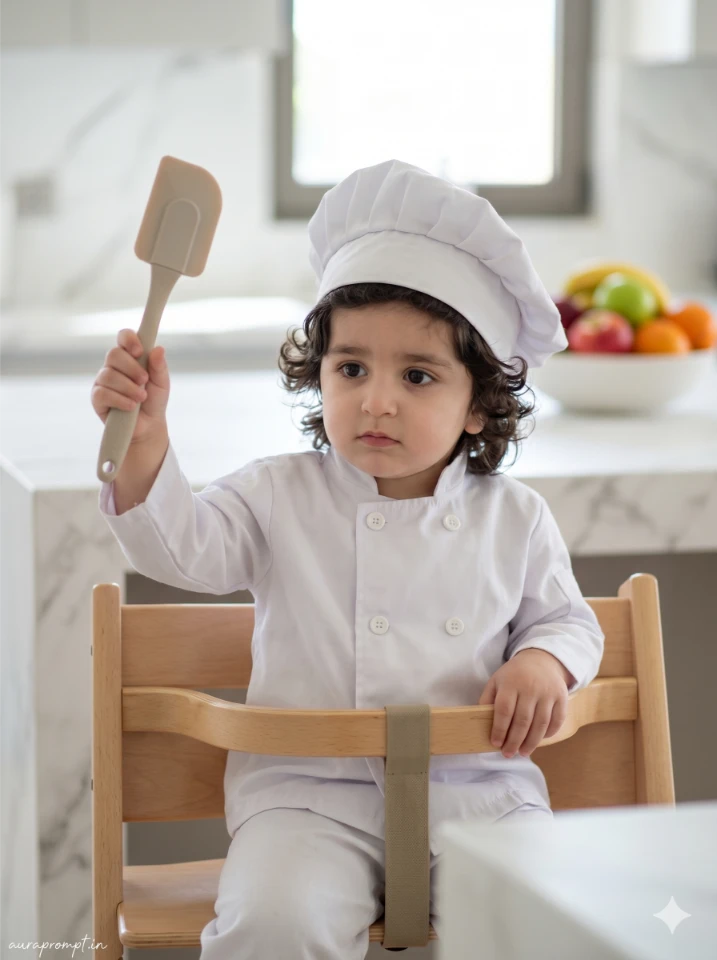 Baby Chef Photo Editing Prompt for AI