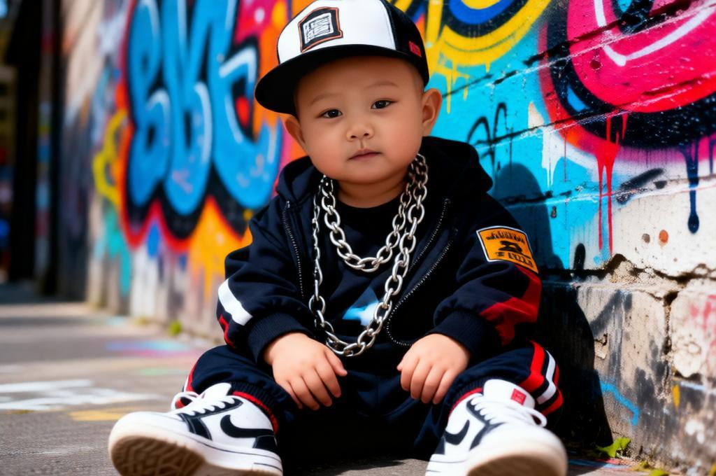 Hip Hop Baby Street Style Photoshoot