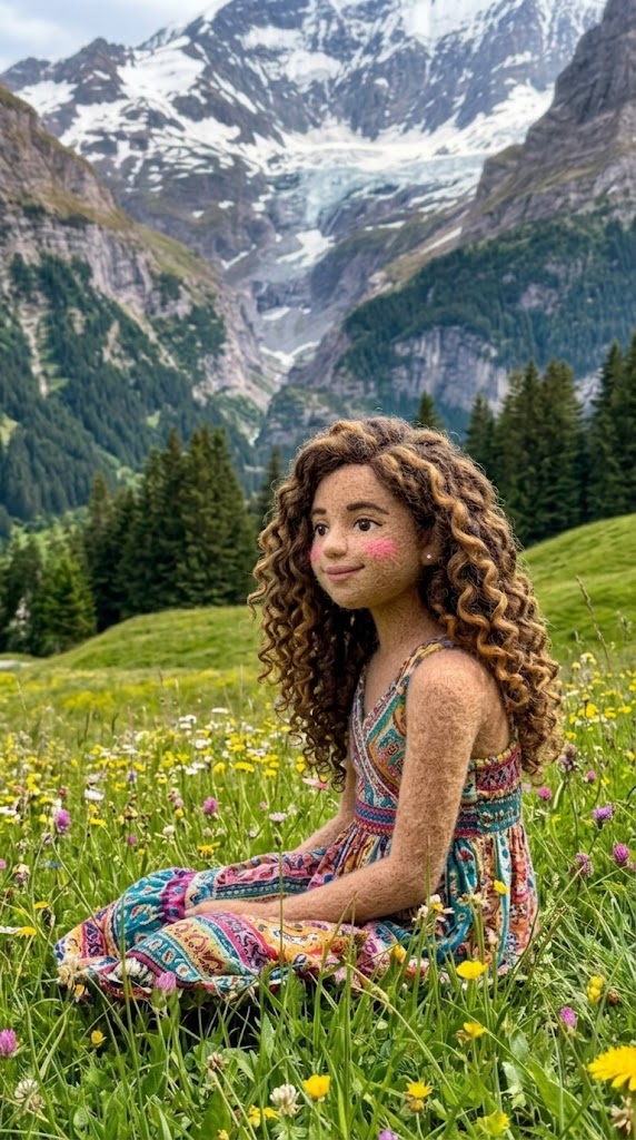 Felted Wool 3D Photo Effect