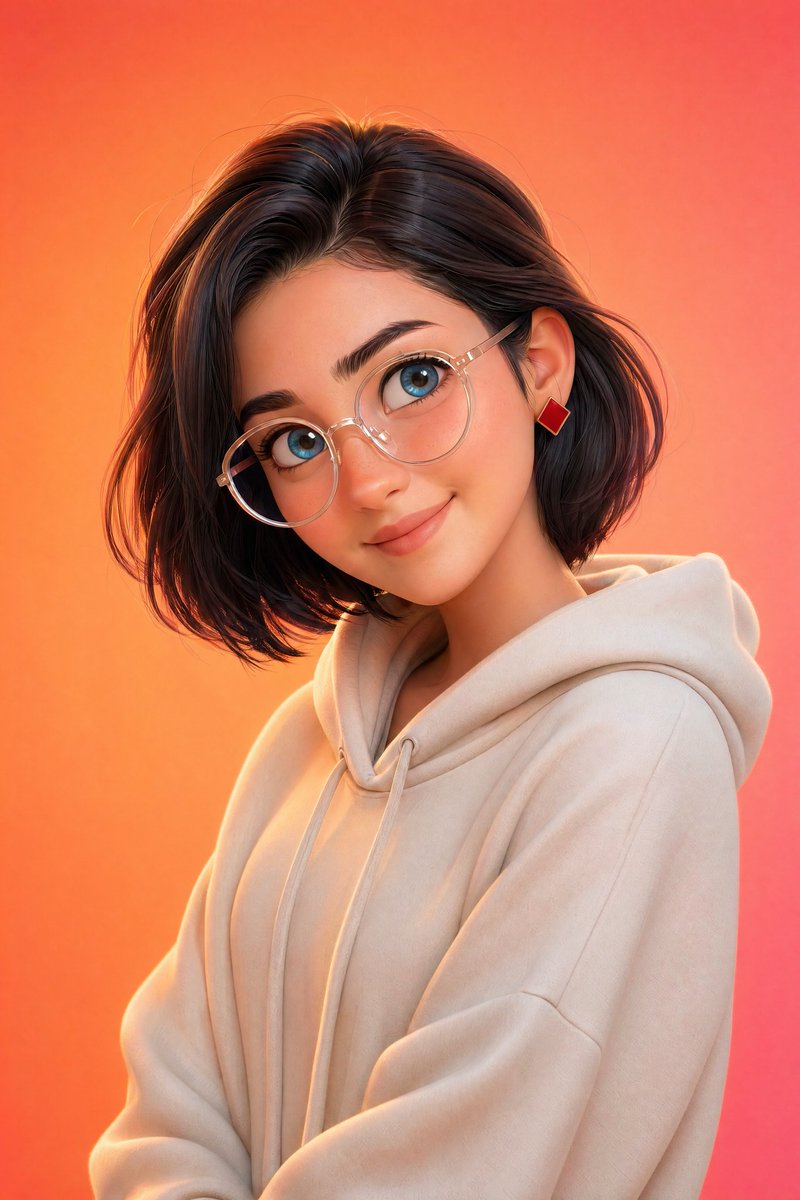 AI Prompt for 3D Character Portrait with Pixar Aesthetic